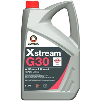Comma XSM5L Xstream G30 Antifreeze and Coolant Ready Mixed, 5 Liter