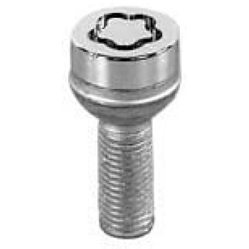 MCGARD 28018 Chrome Bolt Style Radius Seat Locks (M14 x 1.5 Thread Size)