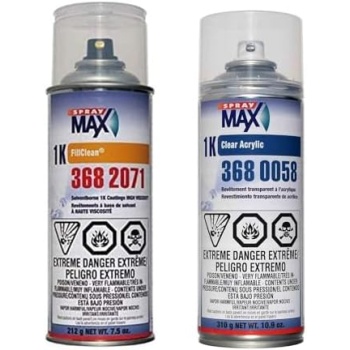 SprayMax 1K Paint Kit For Chevrolet Switchblade Silver Metallic GAN-636R