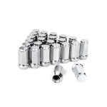 M14x1.5 Lug Nuts for Chevy Silverado Ford GMC, 24Pcs 1.8" Length