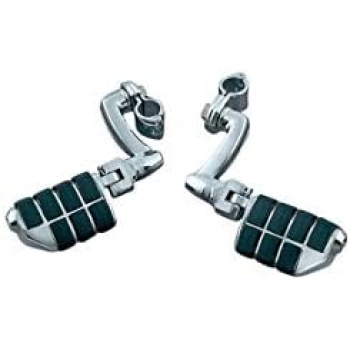 Kuryakyn Longhorn Offset Trident Dually Highway Pegs With Quick Clamp (1-1/4)