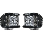 RIGID INDUSTRIES D-SS PRO Side Shooter LED Light (Spot) Pair Black