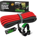 Rhino USA Synthetic Winch Line (1/4" x 50') for ATV/UTV - Winch Rope