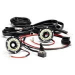 KC HiLiTES 355 Cyclone LED Universal 2-Light Under Hood Wiring Kit